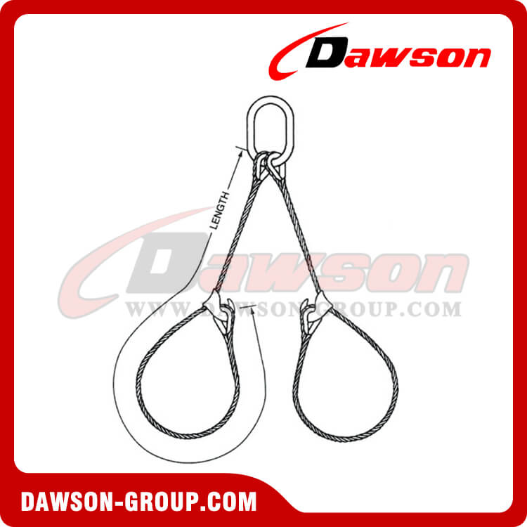 Eslingas de cable de alambre con empalme de ojo c&oacute;nico WS82-TTD - Dawson Group Ltd. - Fabricante, proveedor y f&aacute;brica de China
