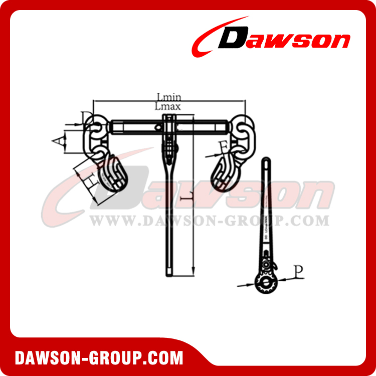 DS1030 ENCUADERNADORA DE TRINQUETE Grado 100 CON GANCHOS DE SEGURIDAD - DAWSON GROUP LTD.- FABRICANTE, PROVEEDOR, F&Aacute;BRICA DE CHINA