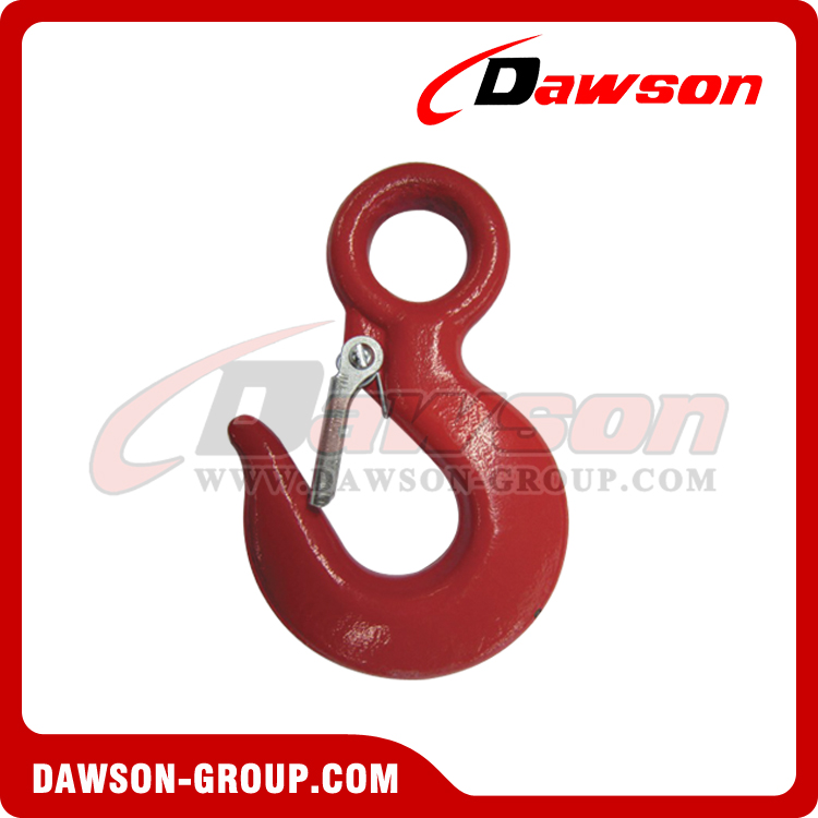 DS039 GANCHO PARA ESLINGA CON OJO G80 CON PESTILLO - DAWSON GROUP LTD.- PROVEEDOR DE CHINA