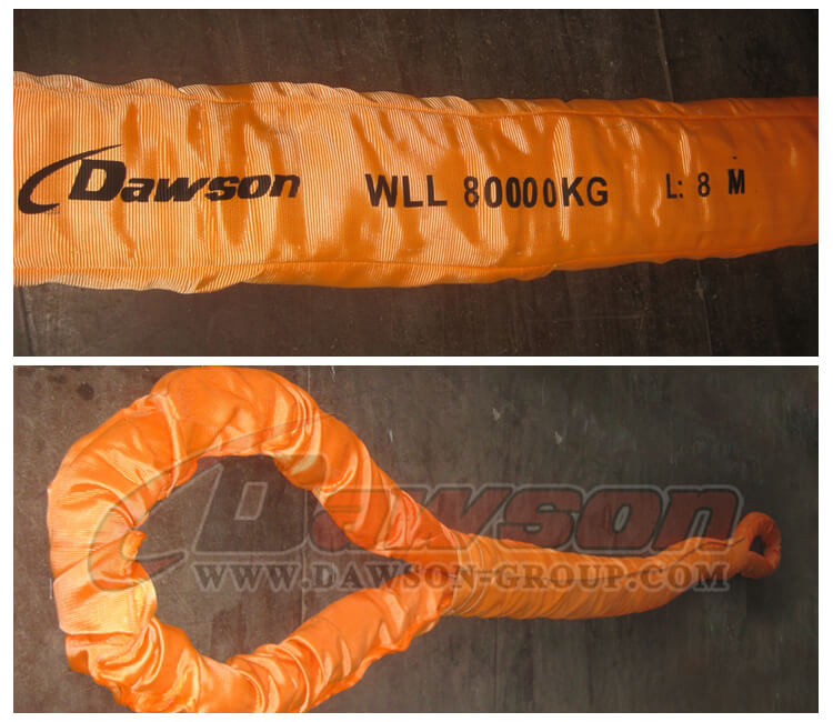 WLL 80T حبال مستديرة من البوليستر - Dawson Group Ltd. - الصين الصانع والمورد والمصنع