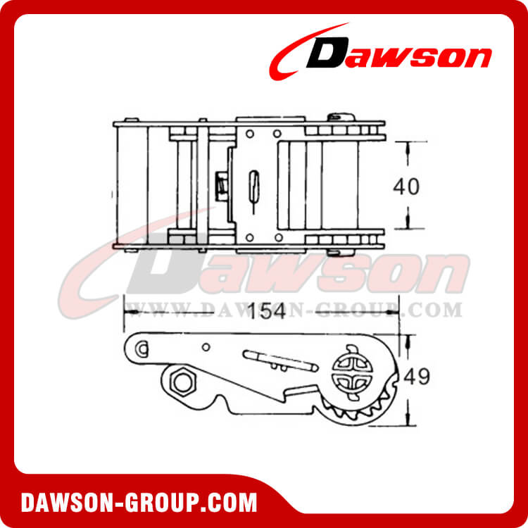 DSRB35302 ラチェット バックル - 中国メーカー サプライヤー