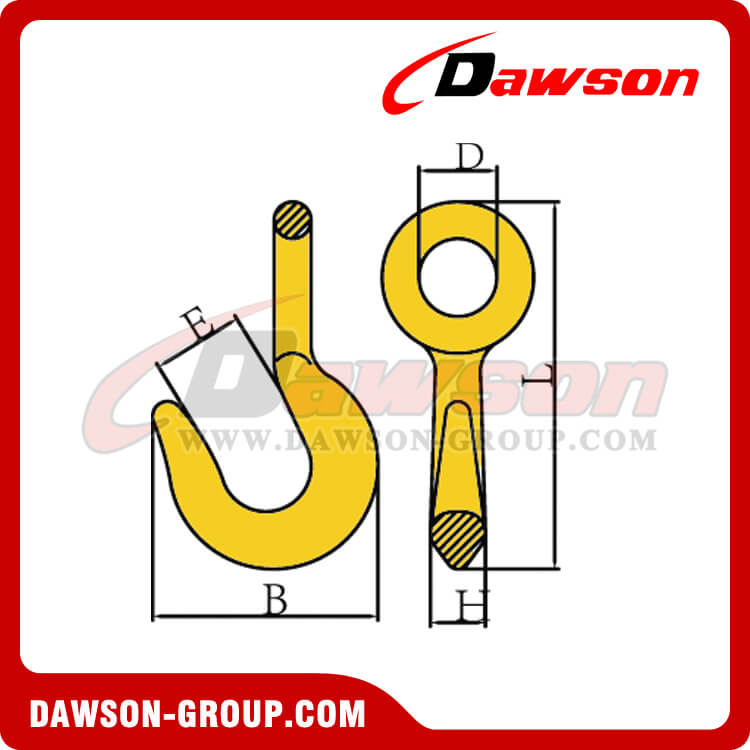 GANCHO DE OJO INVERSO REDONDO DS280 - DAWSON GROUP LTD.- FABRICANTE PROVEEDOR DE CHINA, F&Aacute;BRICA