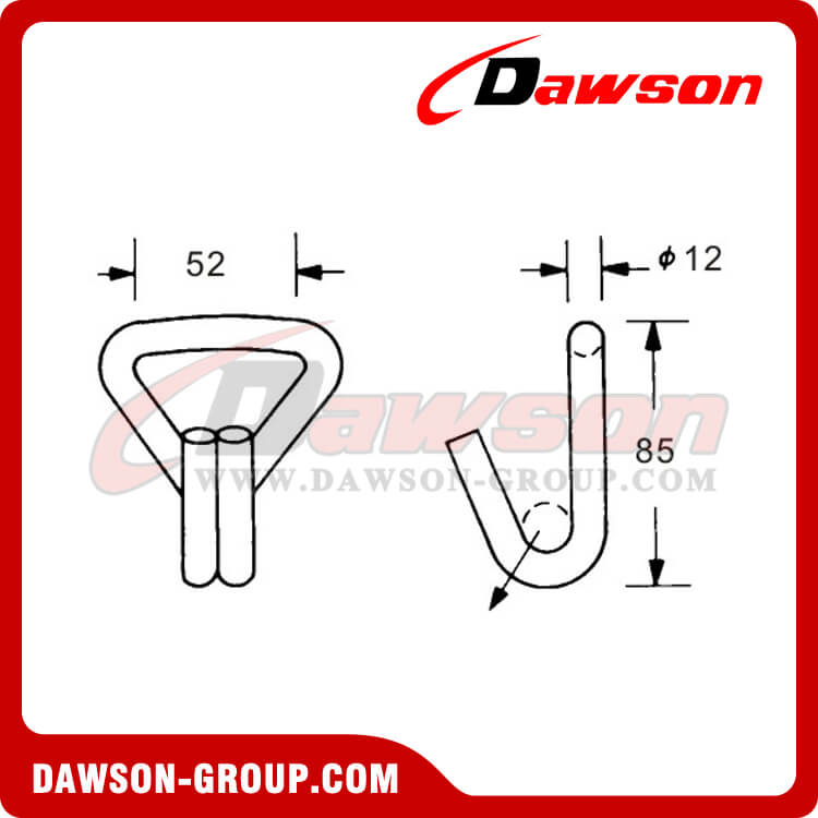 DSWH50501B ワイヤー フック - Dawson Group Ltd. - 中国メーカー、サプライヤー、工場
