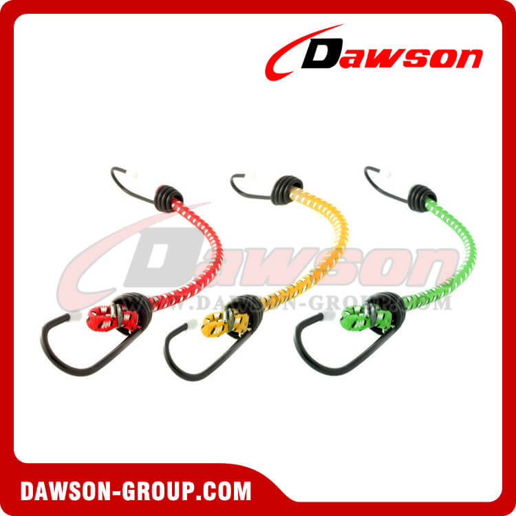 ゴムストラップ、プラスチックフック付きバンジーコード ES-0110