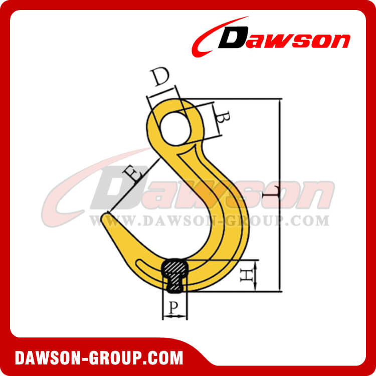 DS220 GANCHO DE ALEACI&Oacute;N PARA OJOS DAWSON-GROUP LTD.- FABRICANTE CHINA