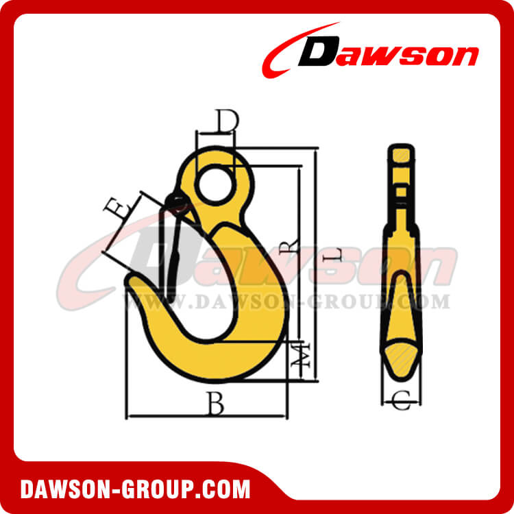 DS117 ラッチ付き合金アイフック - DAWSON GROUP LTD.- 中国メーカー
