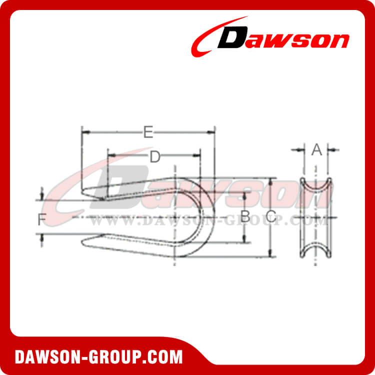 Dedal de patr&oacute;n abierto tipo EE. UU. - Dawson Group Ltd. - Fabricante, proveedor, f&aacute;brica y exportador de China