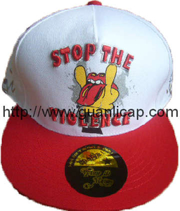 16*10 polo cotton twill 6 panel embroidery and print flat visor cap