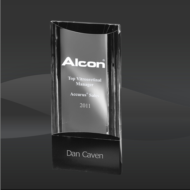 Lunar Eclipse Crystal Award (MPI-CR-A1045BK-8)