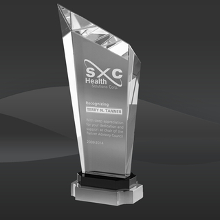 Modern Steadfast Crystal Award (JC-1430, JC-1431)