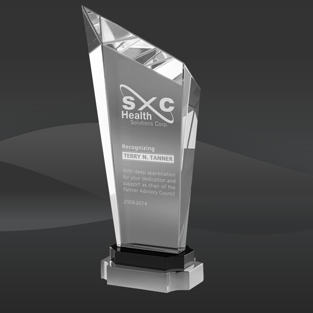 Modern Steadfast Crystal Award (JC-1430, JC-1431)