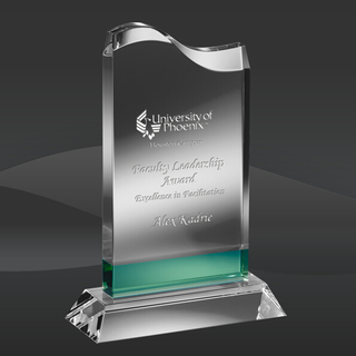 The Notables Crystal Award (MPI-CR-A1059GR-9)