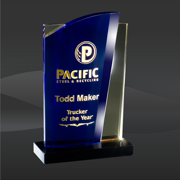 Blue Crystal Malibu Award (T-WMBU609)