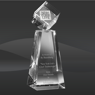 Ovation Tower Crystal Award (MPI-CR-A1095-10)