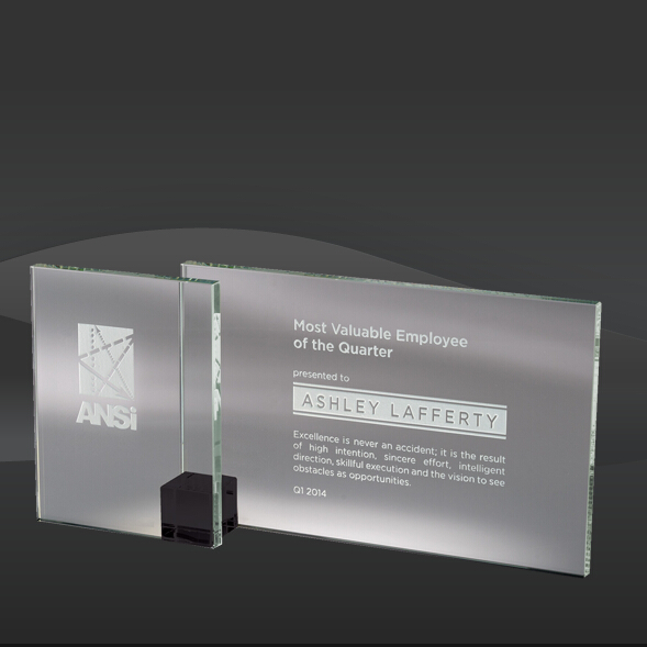 Black Shadow Block Crystal Award (JC-2480BL, JC-2481BL)
