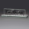 Jade Glass Beveled Base Desk Name Plate Award (CA-1133)