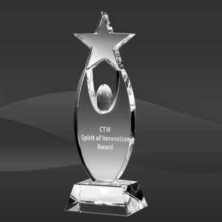 Inspirational Star Crystal Award (CBD-OCIS085, CBD-OCIS100, CBD-OCIS115)