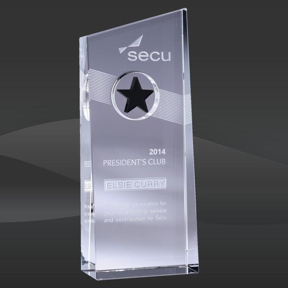 Black Nebula Crystal Star Award (JC-1579BL, JC-1580BL)