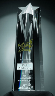 Star Tower Optical Crystal Award (CA-1220)