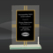 Jade Glass with Gold Trim Award (J-CGL11, J-CGL12)