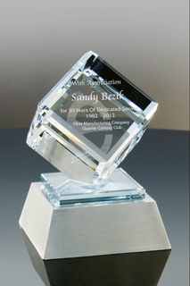 Cachet Clipped Cube Award (#5399)