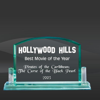 Jade Glass Billboard Award (D-GL134, D-GL135, D-GL136)