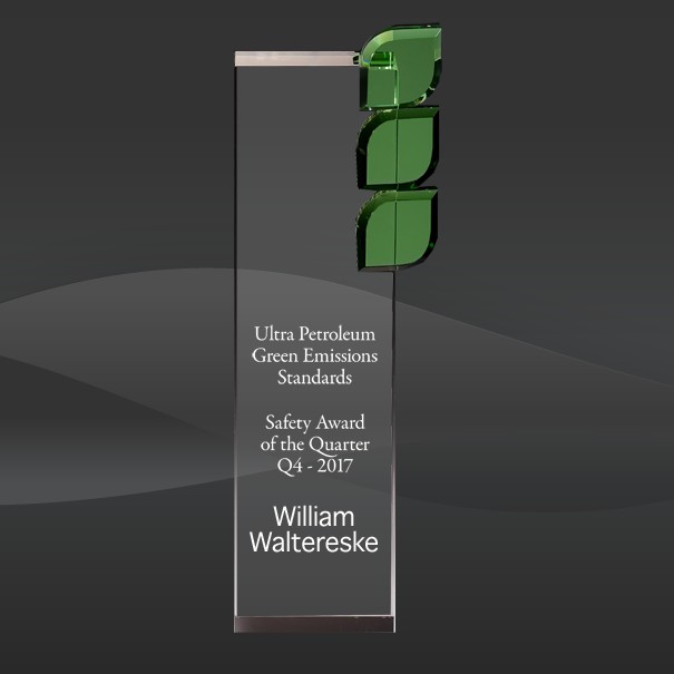 Personalized K9 Crystal Trophy of More Popular Crystal Awards