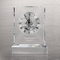 Silver Executive Crystal Skeleton Clock for Corporate Gifts (#71501)