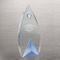Hot Sale Globe Sky Blue Accent Crystal Trophy for Top Sales Award (74484)