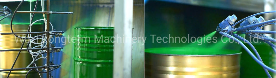 High-Efficiency Large-Scale Spray Booth Industrial Powder Coating Production Line / Painting Booth for Manufacturing Steel Drum