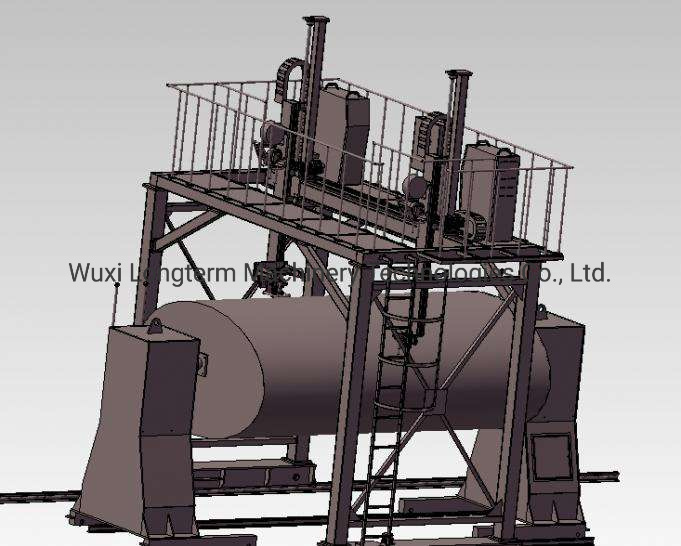 High Speed Argon Arc Longitudinal MIG Seam / Circumferential Welding for Pressure Vessel#