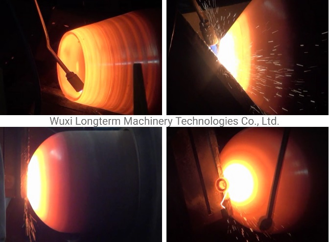 High Pressure Seamless Oxygen Cylinder Necking / Closing Machine, CNG Cylinder/ Fire Extinguisher Hot Spinning Machine~