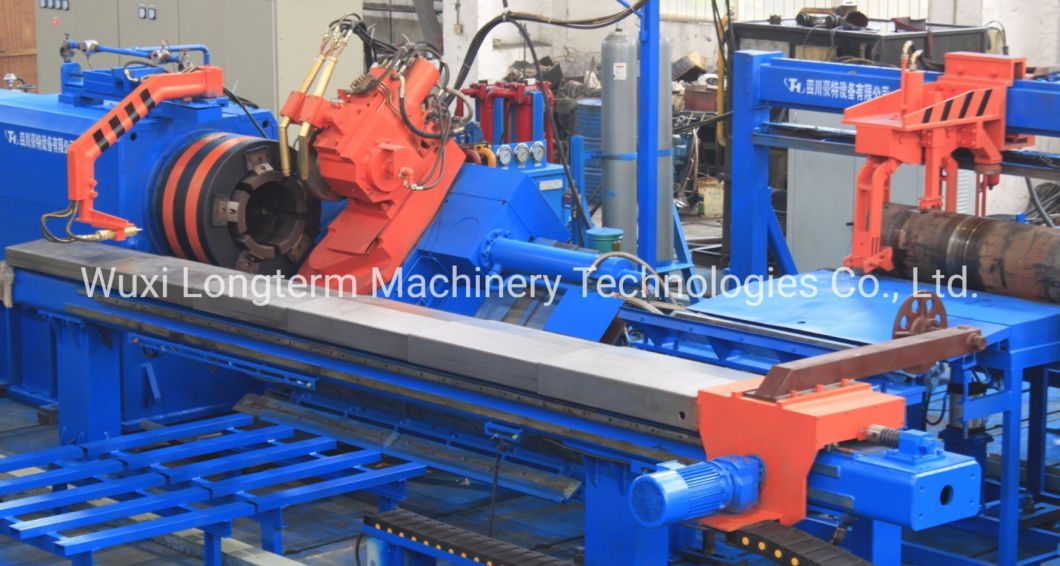 Roller Type Hot Spinning Machine for CNG Cylinders of Diameter 232 mm to 406 mm and Length of 600 mm to 2500 mm.