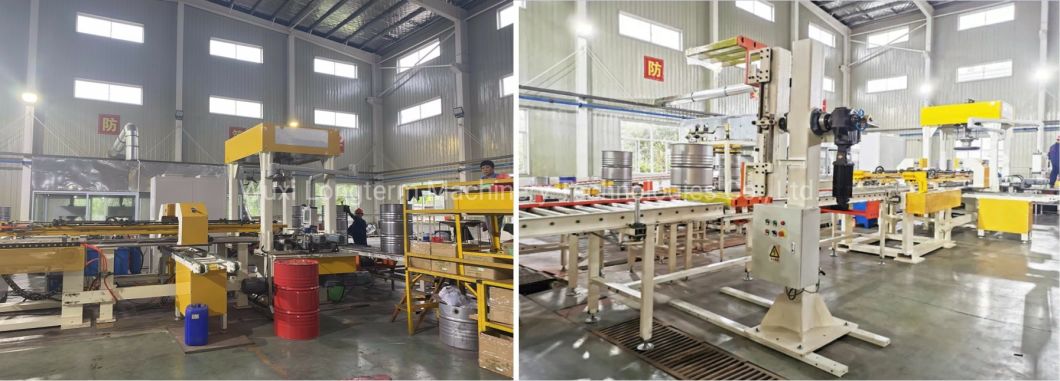Latest Automatic Vertical Steel Oil Drum Flanger, Flanging & Expanding & Seaming Machine for Steel Drum/Barrel