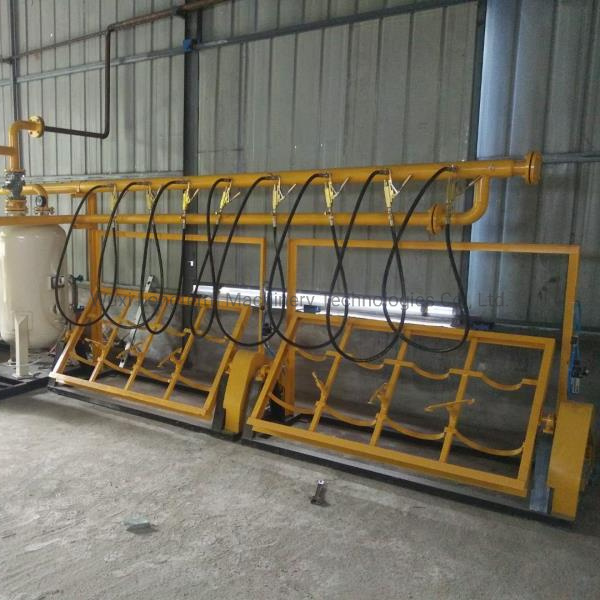 Residual Liquid Removal Machine for LPG Gas Cylinder Refurbishine / Repairing Line~