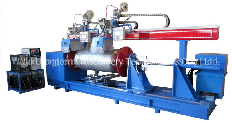 MIG Double Head Circumferential Welding Machine for Water Geyser/LPG Cylinder