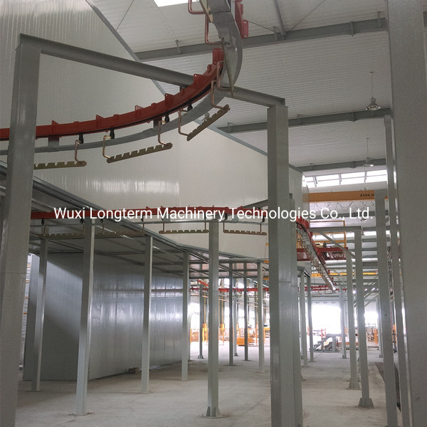 Hardware Workpiece/Metal Sheet Parts Powder Coating Machine, Hardware Powder Spraying Line
