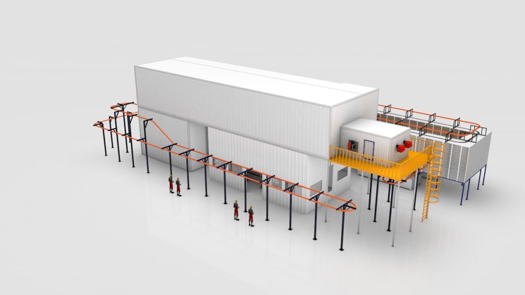 Customizable Automatic Car Spare Part Paint Spraying Production Line, Cost Effective Car Door Auto Spray Painting Line!