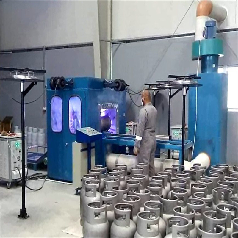 12kg LPG Gas Cylinder Automatic Zinc Metalizing/Coating Machine^