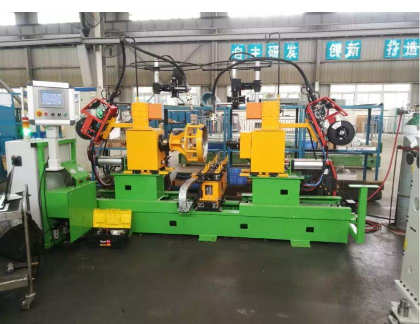 Fully Automatic LPG Gas Cylinder Body Circular Welding Machine, LPG Cylinder Circumferential Seam MIG Welding Machine~