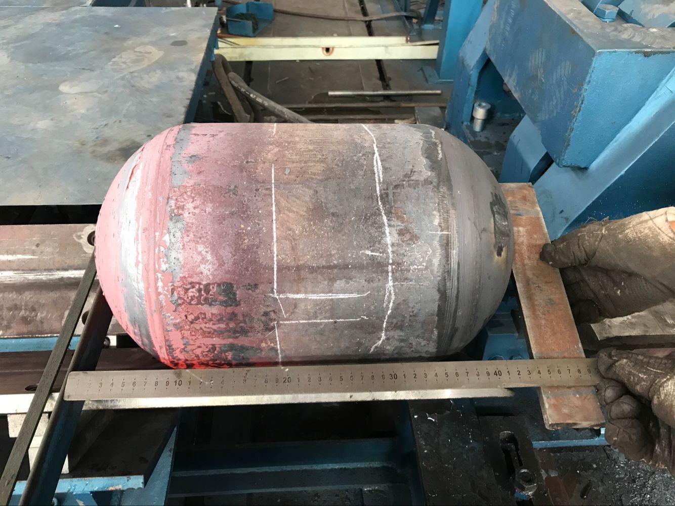 Steel CNG Cylinder Hot Spinning Machine