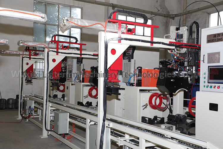 Circular Seam Welder for Air Storage Tanks Steel Air Tank / Circumferential Welding Lathe for Air Receiver Tanks