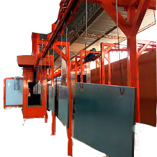 High Performance Painting Robot (Arm) Powder Coating Spray Booth / Industrial Painting Line for Metal Sheet#