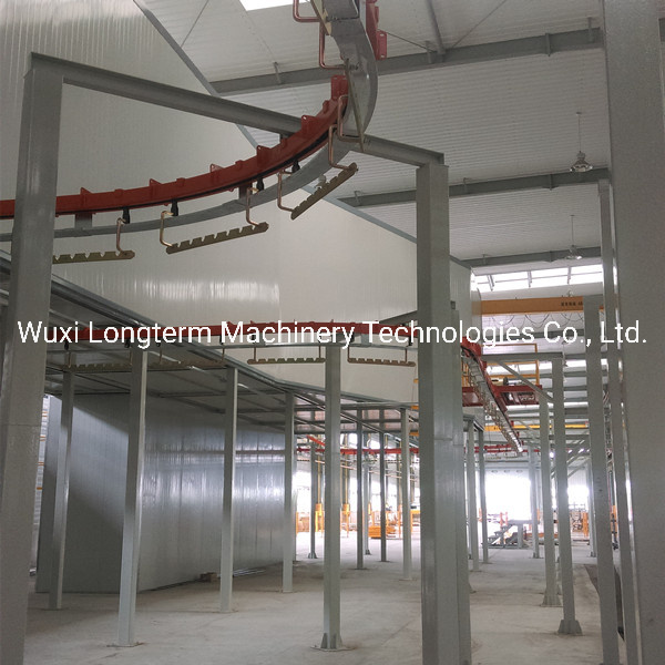 High Performance Hardware Electric Spray Powder Coating Line / System, High-Efficiency Metal Sheet Dust-Free Powder Coat Booth / System /Line