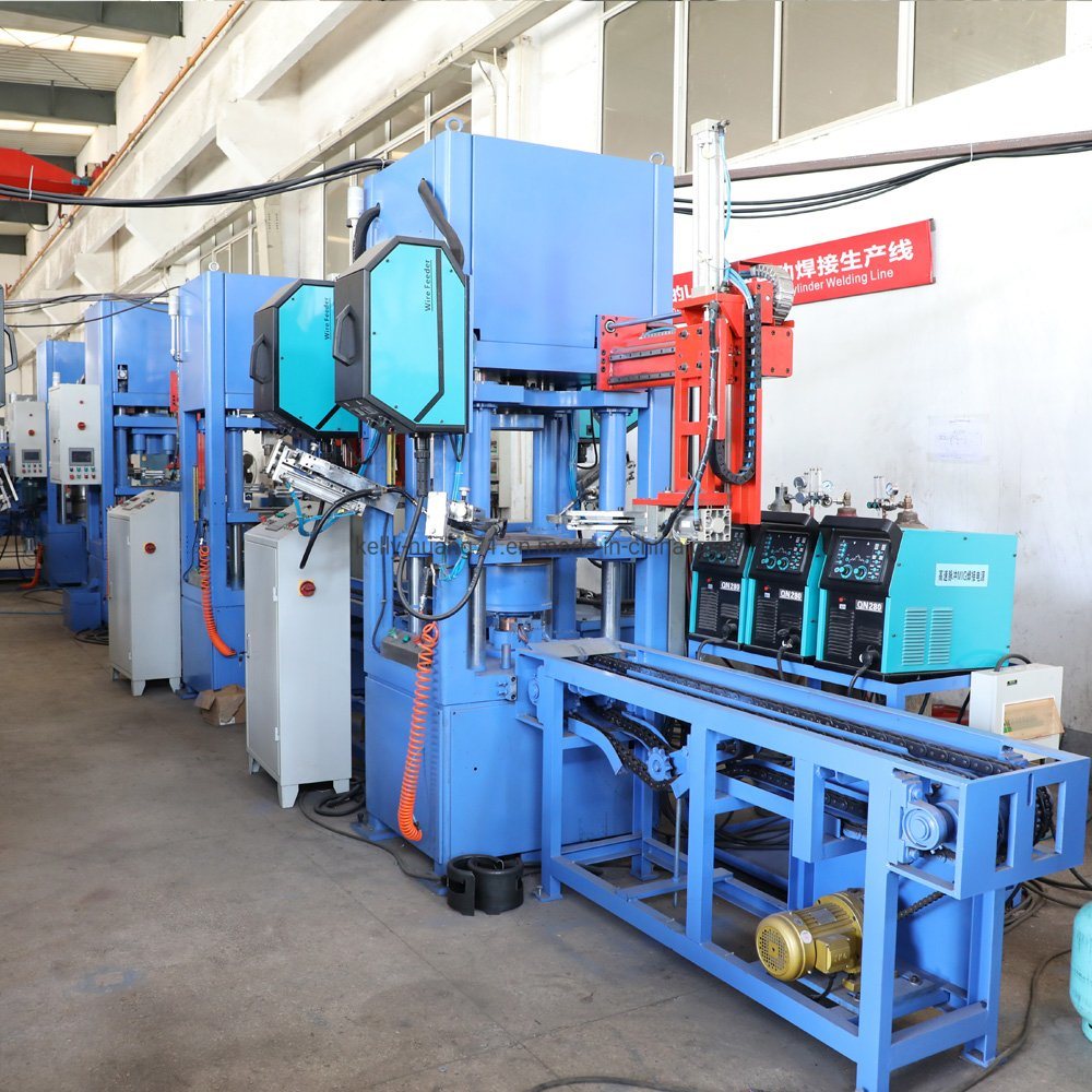 LPG Gas Bottle Tank Manufacturing Factory LPG Gas Cylinder Production Line