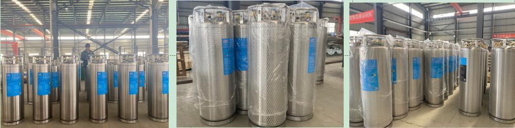 Cylindrical Stainless Steel 175/195/230 Liter Liquid Nitrogen Dewar, Welded Insulated Cryogenic Liquid Cylinder at an Affordable Price~