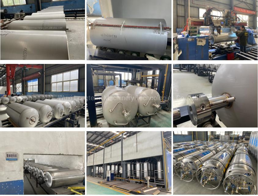 Cylindrical Stainless Steel 175/195/230 Liter Liquid Nitrogen Dewar, Welded Insulated Cryogenic Liquid Cylinder at an Affordable Price~