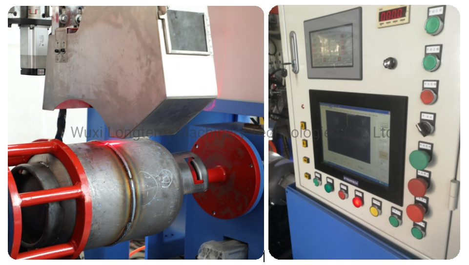 Fully Automatic LPG Gas Cylinder Body Circular Welding Machine, LPG Cylinder Circumferential Seam MIG Welding Machine~