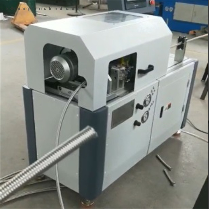 Stainless Steel Metal Gas/Water Hose Fixed Length Cutting Machine^