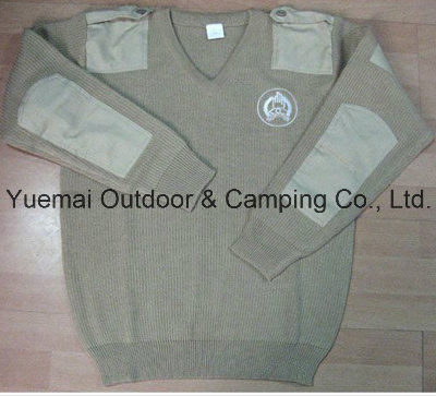 High Quality Army Navy Pullover in Wool